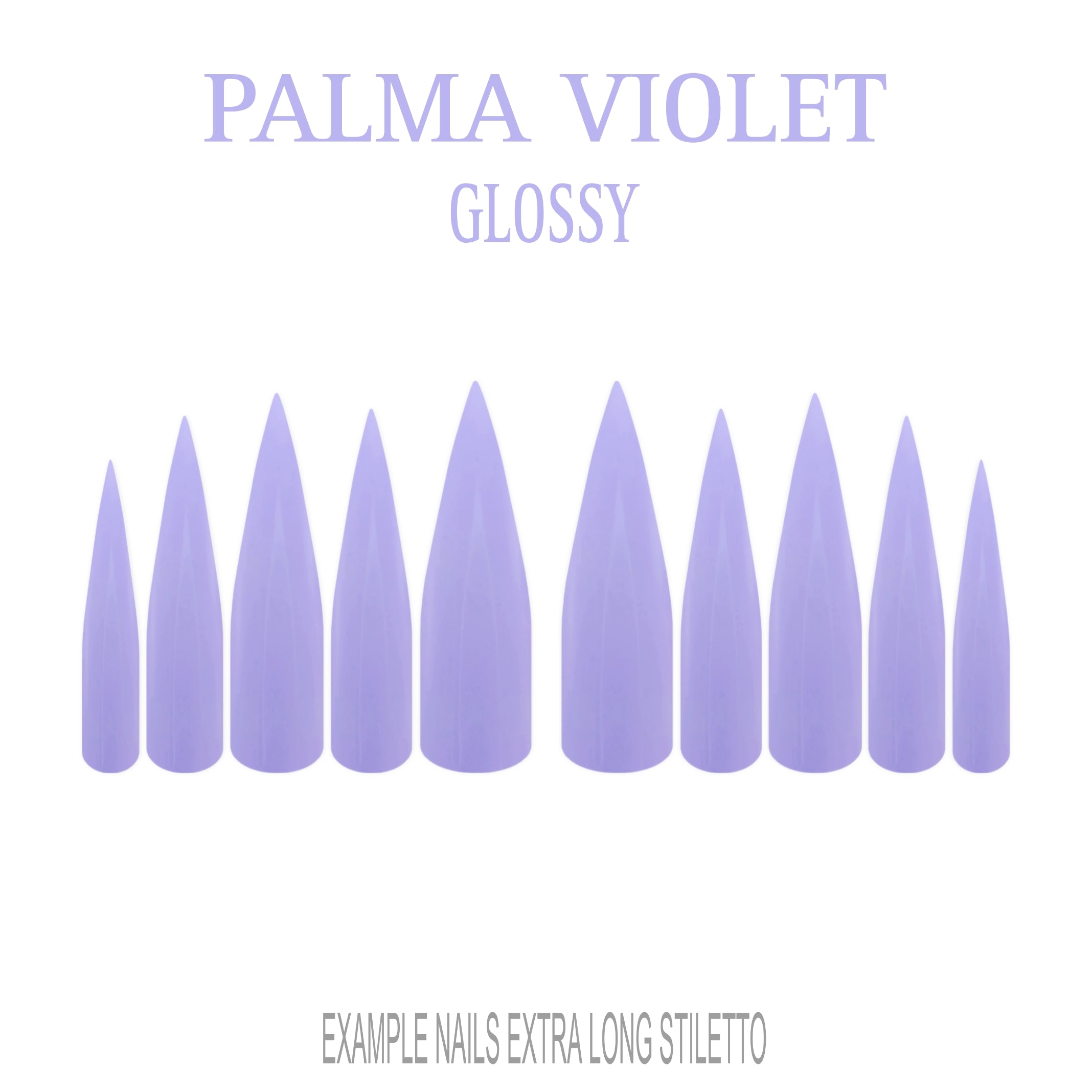 Palma Violet soft lavender press-on nails