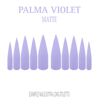 Palma Violet soft lavender press-on nails