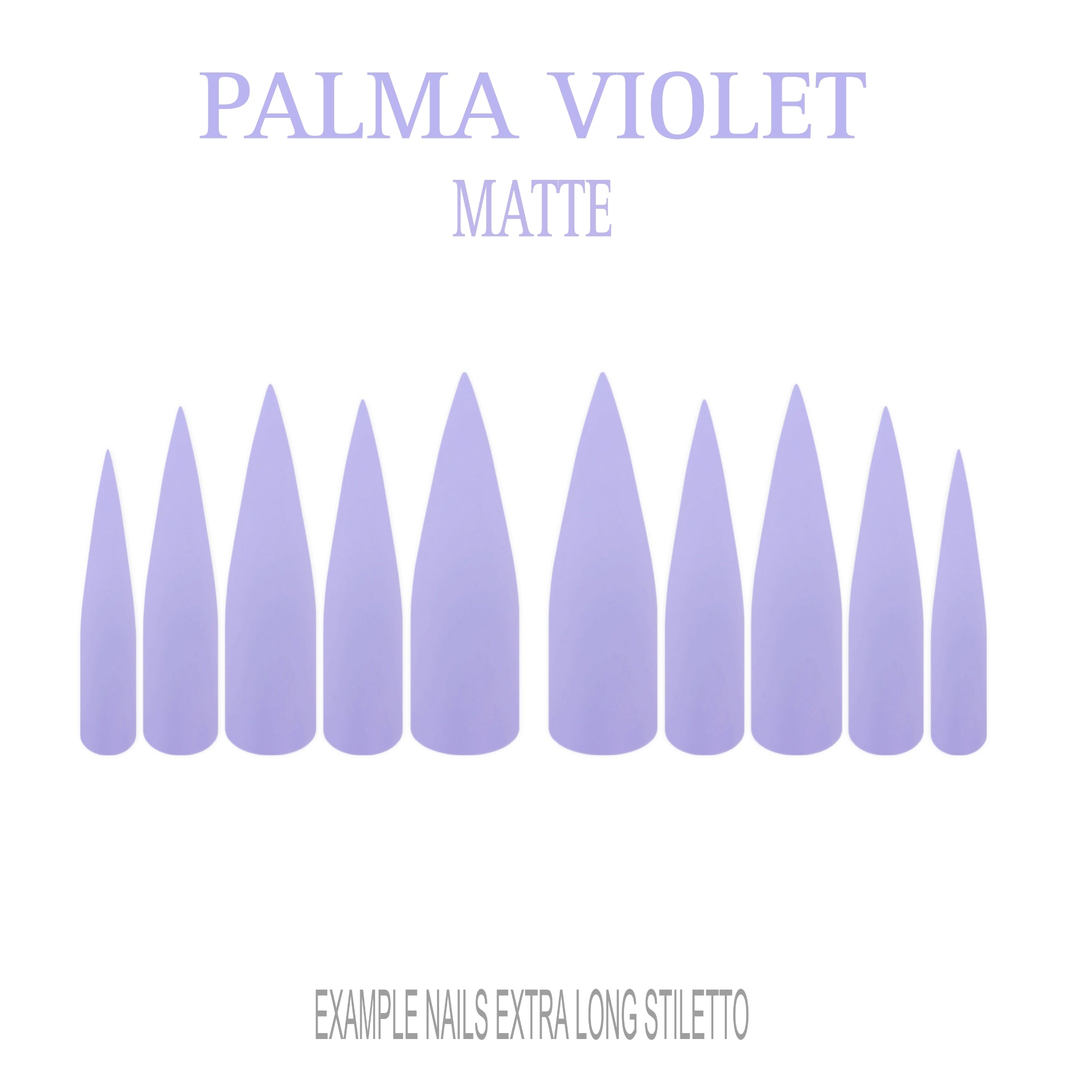 Palma Violet soft lavender press-on nails