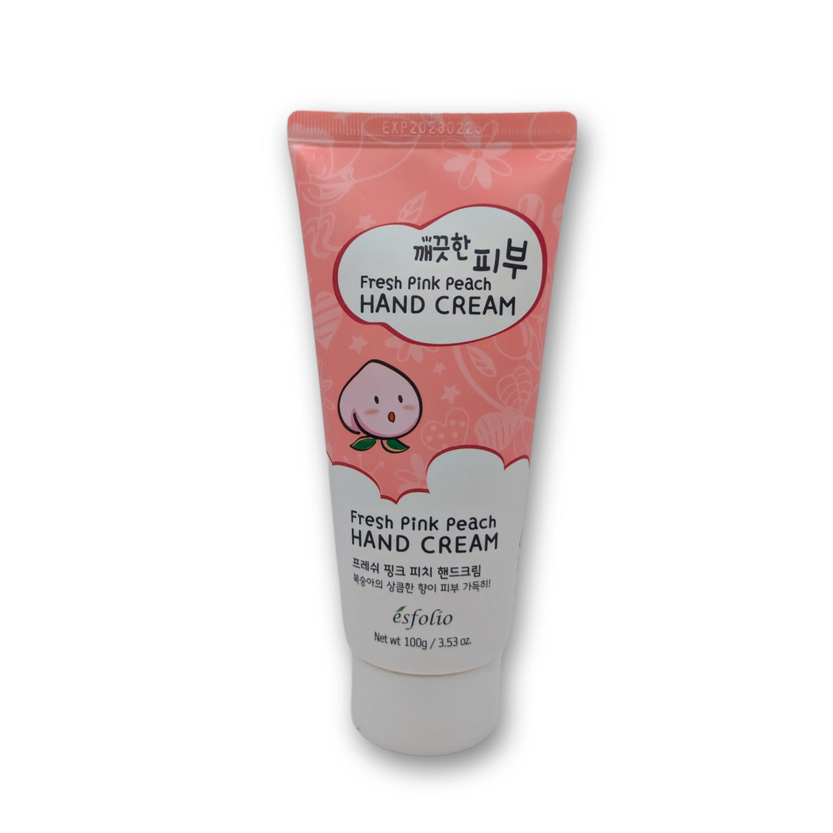 Peach moisturising hand cream with peach extract, 75ml
