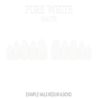 Pure White white press-on nails