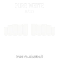 Pure White white press-on nails