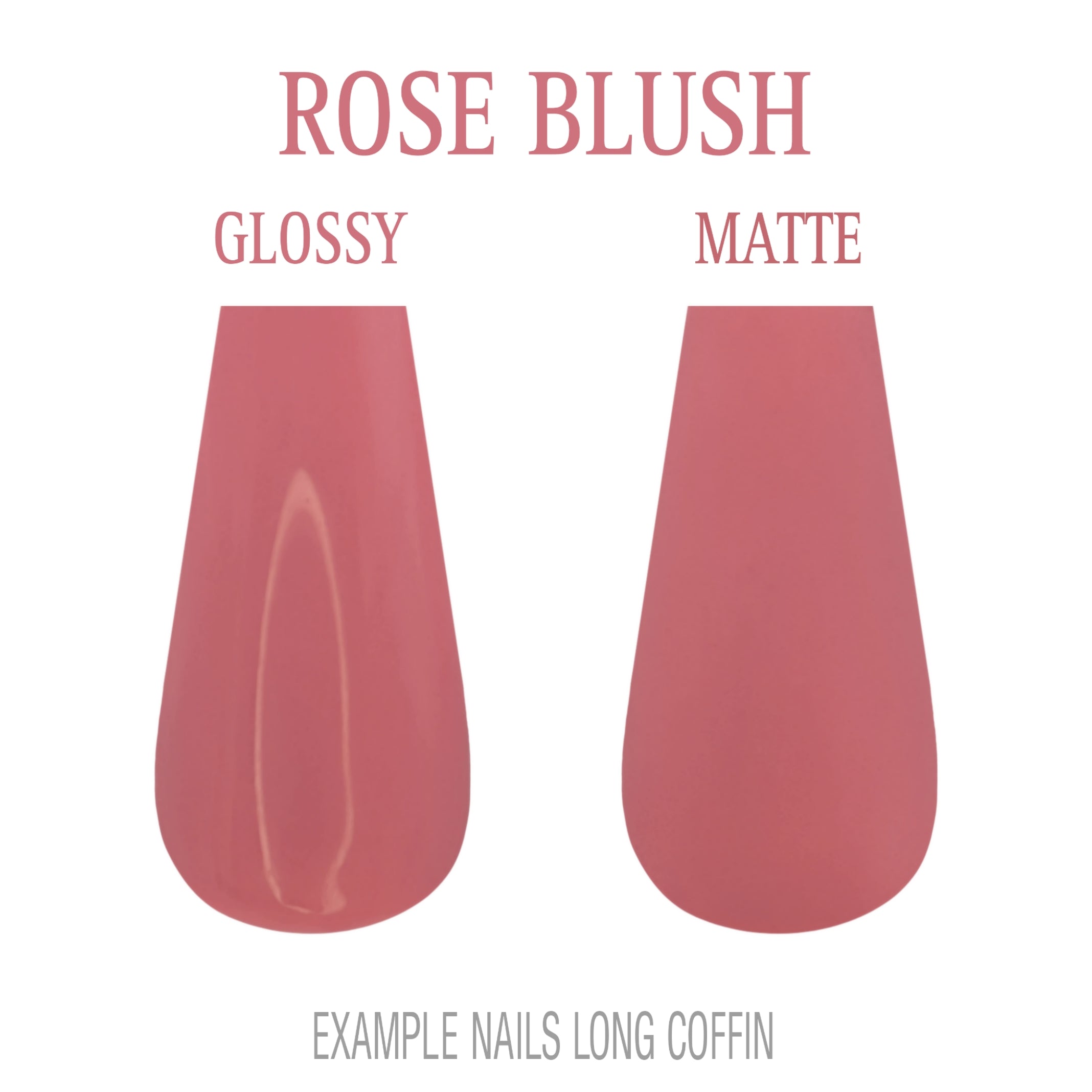 Rose Blush pink press-on nails