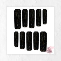 Space Dust cosmic glitter press-on nails