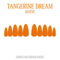 Tangerine Dream bright orange press-on nails