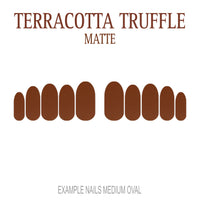 Terracotta Truffle terracotta press-on nails