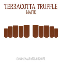 Terracotta Truffle terracotta press-on nails