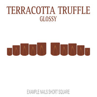 Terracotta Truffle terracotta press-on nails