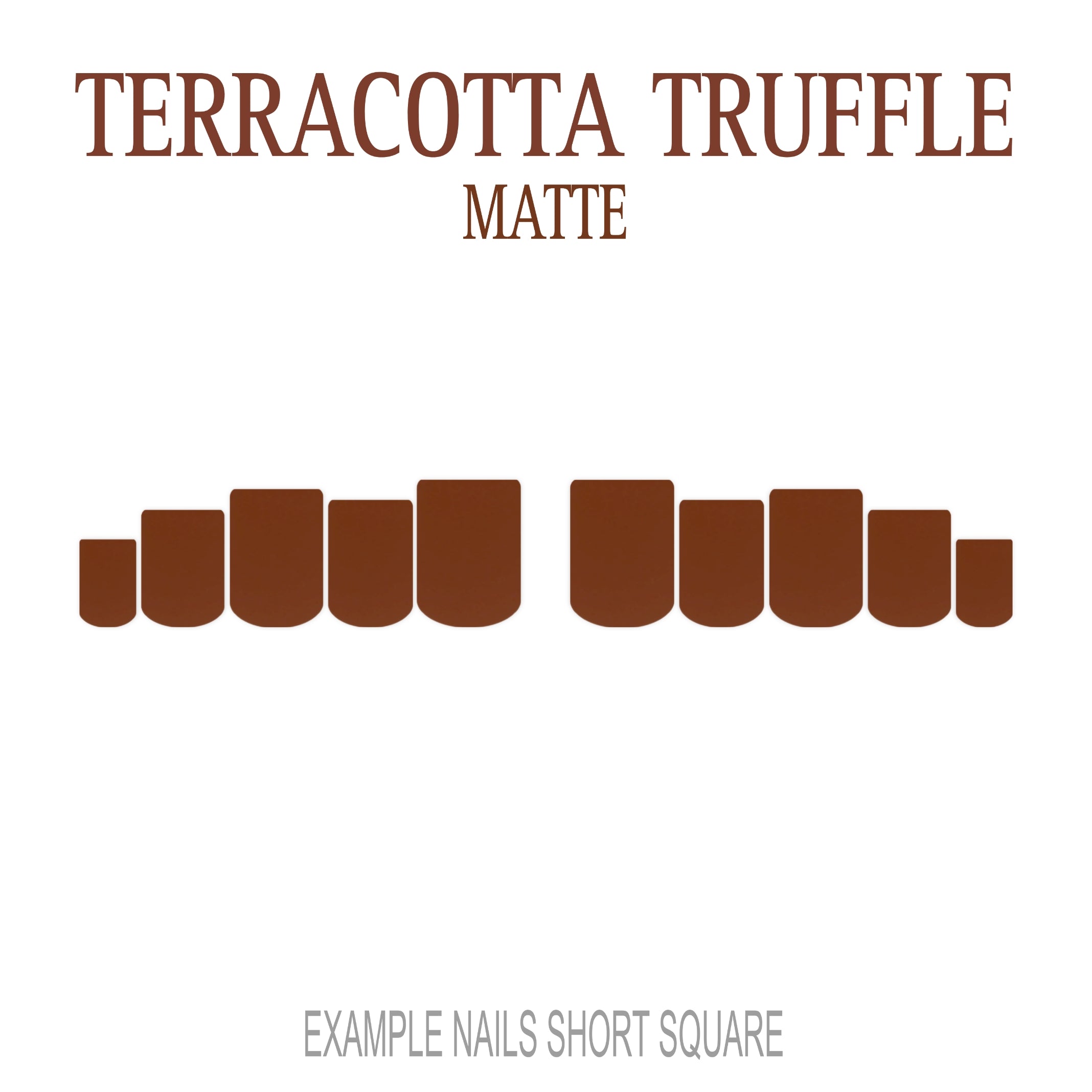 Terracotta Truffle terracotta press-on nails