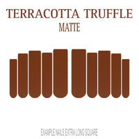 Terracotta Truffle terracotta press-on nails