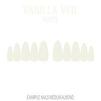 Vanilla Veil cream nude press-on nails