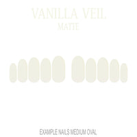 Vanilla Veil cream nude press-on nails