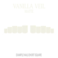 Vanilla Veil cream nude press-on nails