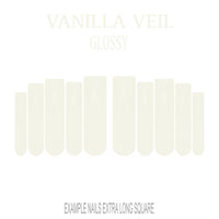 Vanilla Veil cream nude press-on nails