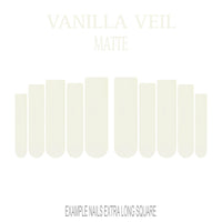 Vanilla Veil cream nude press-on nails